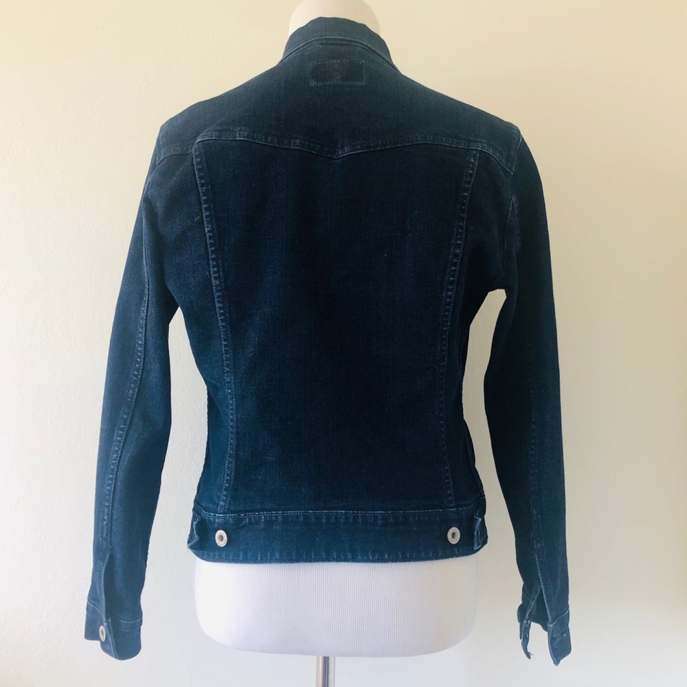 LEVI'S ORIGINAL TRUCKER JACKET DARK WASH MEDIUM - Picture 3 of 5